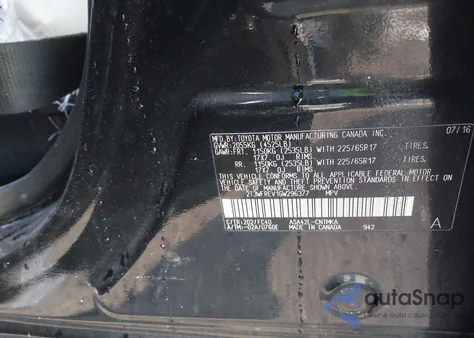 2016 Toyota Rav4 Xle from USA, damaged, VIN 2T3WFREV1GW296377